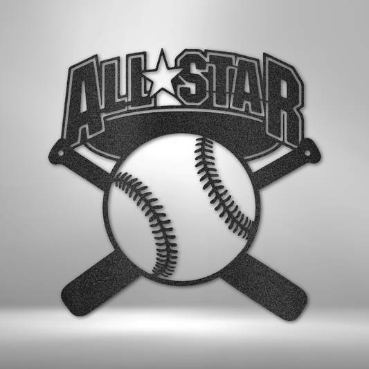 Baseball/Softball - All Star Metal Sign