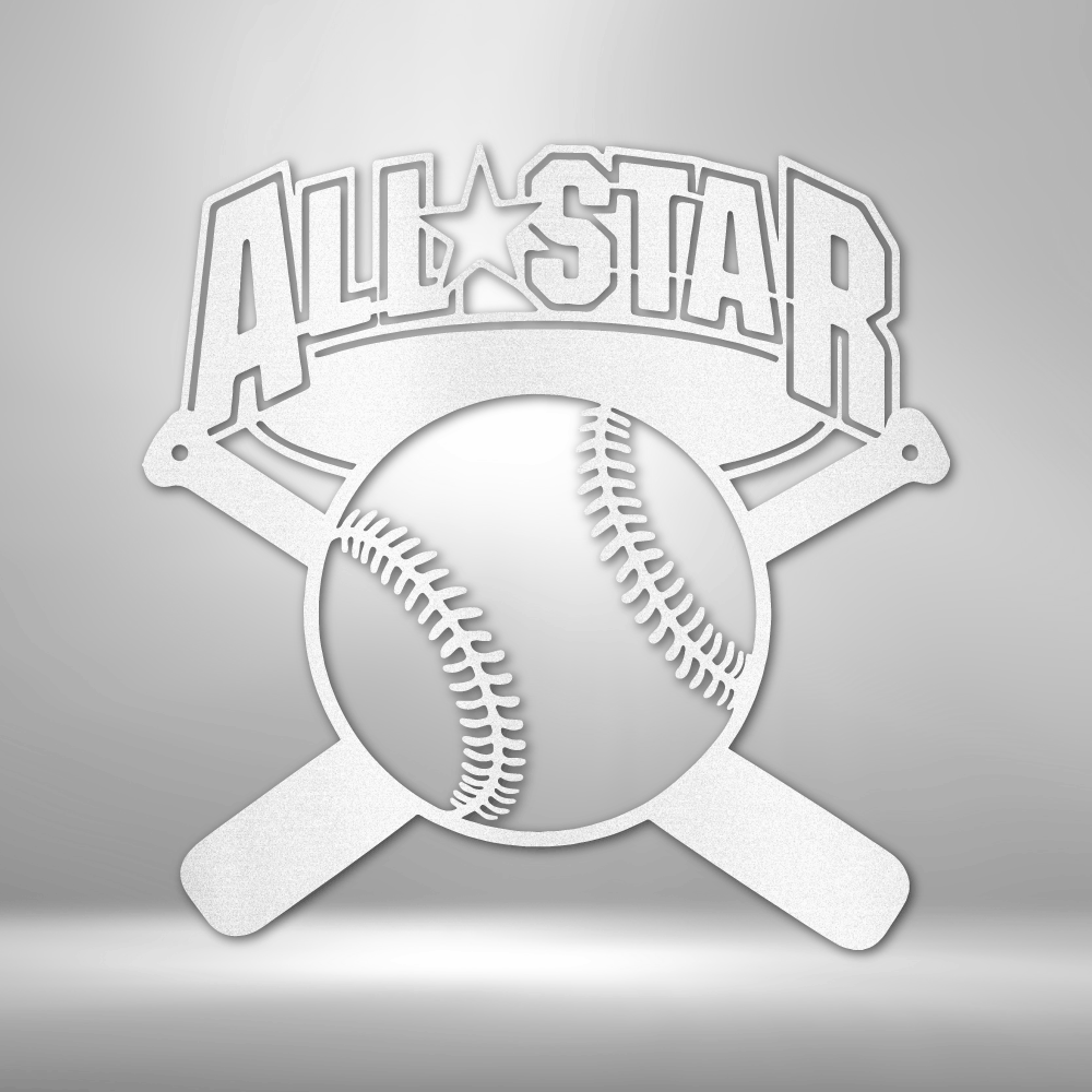 Baseball/Softball - All Star Metal Sign