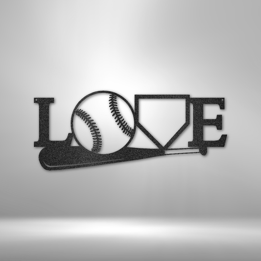 Baseball/Softball - For The Love Of The Game Metal Sign