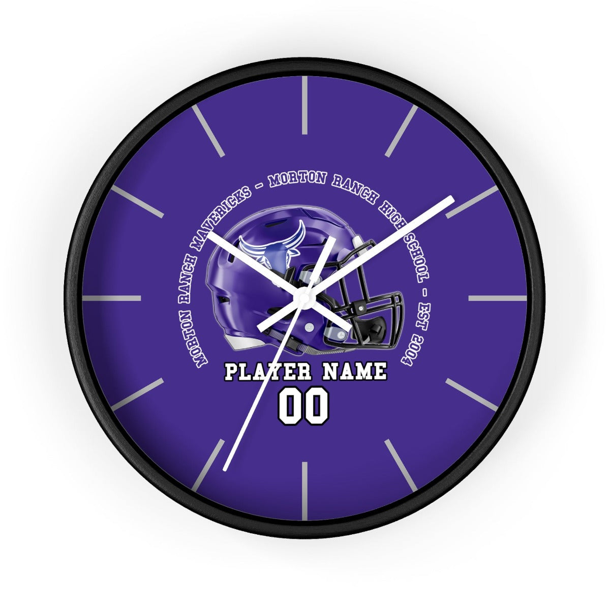 MRHS - Custom Helmet Wall Clock