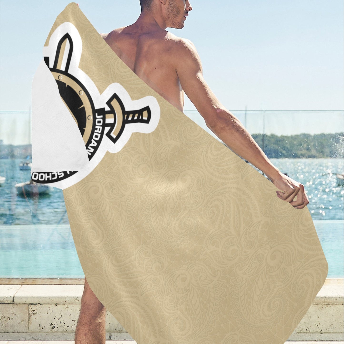 JHS - Logo Beach Towel