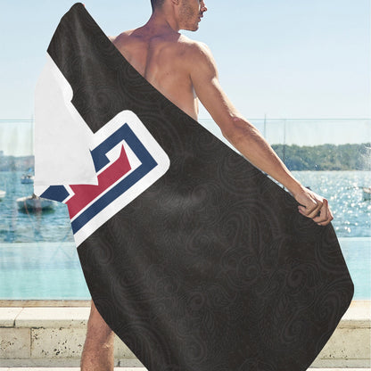 OTHS - Logo Beach Towel, Black